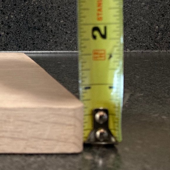 New floating wood shelf approx 7x7 European white oak - Picture 12 of 12